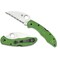 Spyderco 2023 Spyderco Salt 2, Lightweight Green, Serrated Wharncliffe Lc200N Steel, Reveal 7 SPY-C88FSWCGR2 - alternate 1
